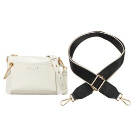 OTOTEC Adjustable Shoulder Strap Replacement Removable Bag Belt with Metal Swivel Hooks for Messenger Bag Clutch Duffel Bag Outdoor Sports Bags, black