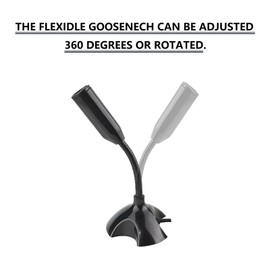 LANDIBO USB Microphone，Adjustable gooseneck Mini for Laptop/Desktop Computers Microphone for pc，Plug and Play, Driver-Free USB Condenser Microphone，Recordings, Games, Streaming, podcasts. (USB)