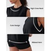 YIPINK Workout Tank Tops Woman Crew Neck Athletic Tops Cotton