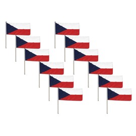 Online Stores Czech Republic Flag 12 x 18 inch