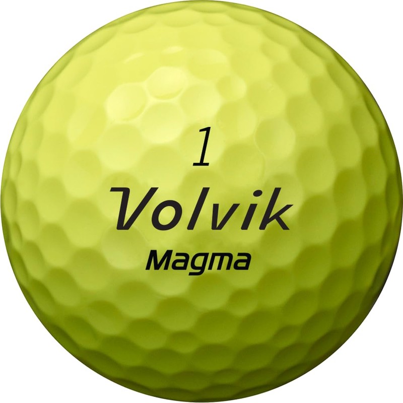 Volvik Magma Yellow Golf Balls (One Dozen)