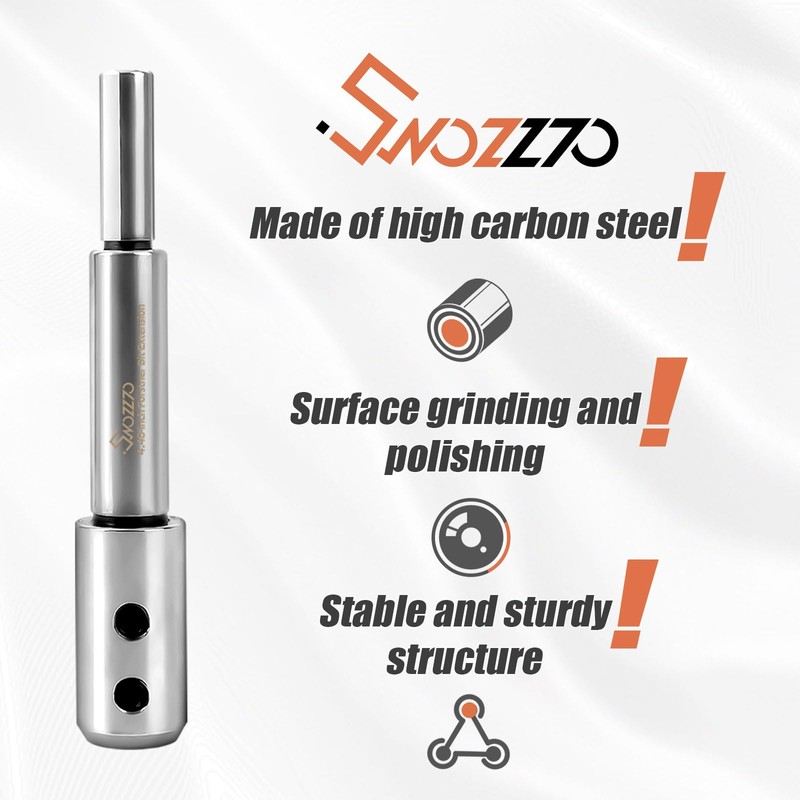 Swozzto 2PCS Forstner Bit Extension Set with Anti-slip Design,Adding Over