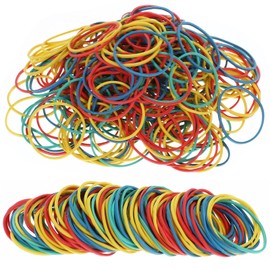 Nogeqi 260 Pcs Colored Rubber Bands Size 16 Elastic Geoboard Rubber Bands Multicolour Rubberband Office Supplies Home Package Household