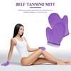SATINIOR 4 Packs Self Tanning Mitt Applicators Double Sided Sunless