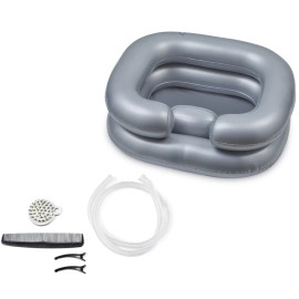 Unbranded Portable Inflatable Hair Wash Shampoo Bowl in Bed Washing Disabled LARGE Basin