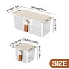 Pack of 2 Undermount Drawers, Large and Small, Hidden Drawer,