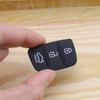 YINETTECH 2 Pack 3-button Rubber Key Pads Black Button Pads