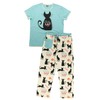 Lazy One Women's Pajama Set, Short Sleeves with Cute Prints,