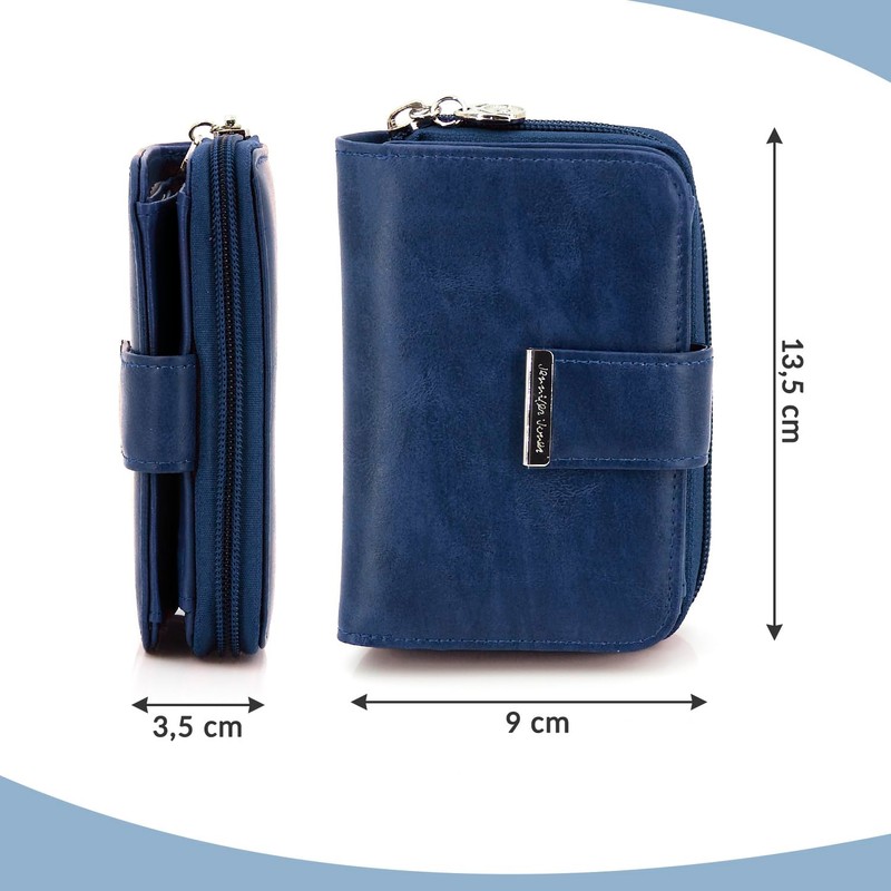 ekavale Wallet 1104, navy, Classic