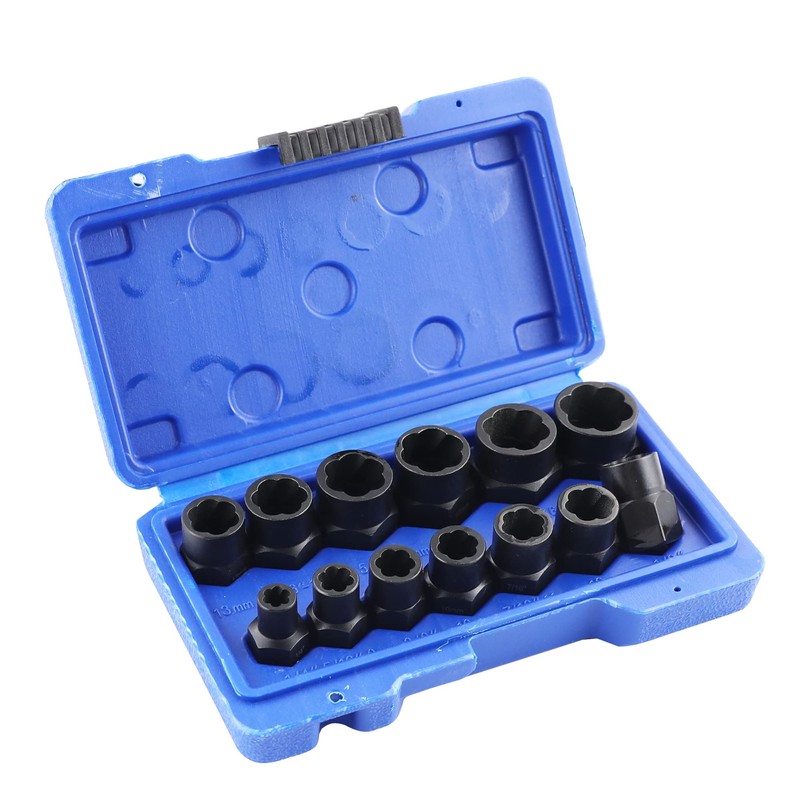 Wisepick Impact Bolt & Nut Remover Set, 13 Pcs Impact