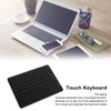 Wireless Keyboard 10in Round Keycap Touchpad Function Portable Widening Enlarging