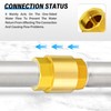 TAILONZ PNEUMATIC 2PCS Brass Check Valve 3/4" Female Thread, Backflow