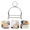 SHINEOFI Toast Display Rack Stainless Steel Bread Stand Space Saving