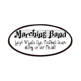 CafePress Marching Band Patches 4"x2" Printed Novelty Applique Patch
