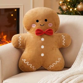 Vijamiy Christmas Cushions with Filling, Assorted Cute Festive Xmas Designs