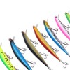 11 Pcs Simulation Minnow Lure Plastic Fishing Bait Fishing Accessories