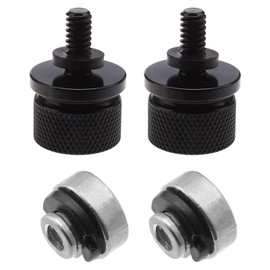 Be In Your Mind Motorcycle Seat Fastening Screws Nuts Set with C-Clips Washer 59768-97 CNC Aluminium Billet 6 mm Thread