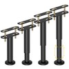 Wlrrcwdttc 4 Pcs Adjustable Height Bed Support Legs 7.08-12.6 inch,