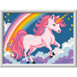 Ravensburger CreArt - 23996 - Pink Unicorn - Painting by Numbers Unicorn for Children from 9 Years, Unicorn Gifts for Girls and Boys