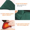ARRIS Silk Heated Neck Wrap Green for Men Women