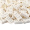 Feleph 320 Pieces 2x4 White Bricks Parts Classic Building Blocks