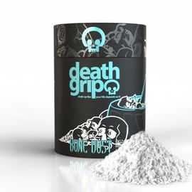 Death Grip Bone Dust MG2+ Climbing Chalk – 125g Fine Powder Magnesium Carbonate from Solar Seawater – High-Performance Hand Chalk for Climbing, Bouldering, Weightlifting, Gymnastics & Training