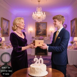 Son Gifts from Mom - To My Son, 16-21th Adult Teen Boy Birthday Graduation 2025 Present Ideas - Unique & Funny Boys Keychain (20th Birthday)