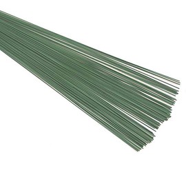 FLORIST, FLORAL GREEN STUB WIRE (0.7mm) 22swg x 7.00" (1000, Grams)