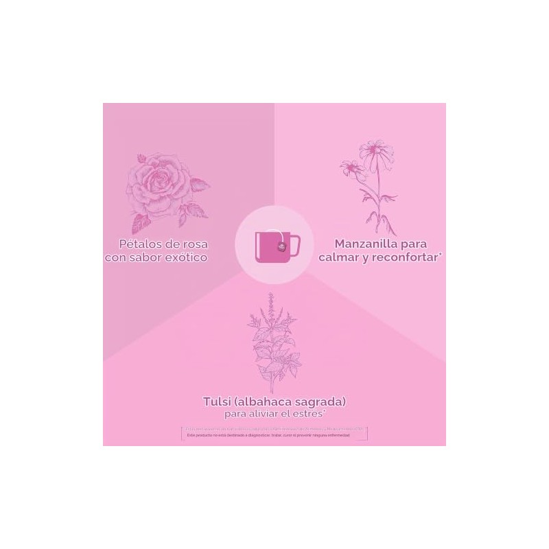 Orgánica India Tulsi – Té, Hojas Sueltas, Sweet Rose, 3.5