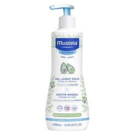 Mustela Gentle Cleansing 500ml Gel Baby Body Wash and Baby Shampoo