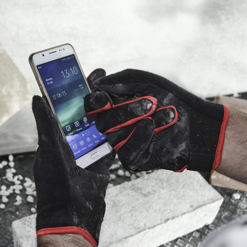 Scan SCAGLOTOUCH Touch Screen Work Gloves Size: Large