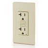 Leviton 20 Amp Light Almond GFCI Electrical Outlet Ground Fault
