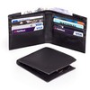 Mens Genuine Black Leather Wallet - Nappa by Pierre Cardin