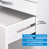 Drawer runners pack of 2 Partially steel drawer runner, high
