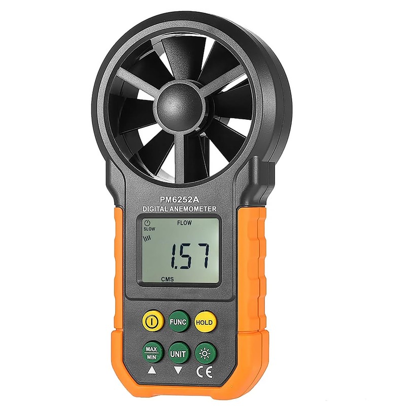 EVTSCAN Digital Wind Speed Meter Air Flow Meter Anemometer