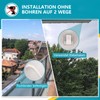NieKilig Cat Net for Balcony, No Drilling, Cats for Balconies,