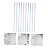 jojofuny 30pcs Plastic Slide Binders for Document Organization Transparent Book