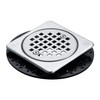 UNI-DRAIN Shower Drain Square 4 Inch with Flange, Drain Grate