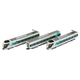 Lokhan T034-2 Z Gauge Tobu 500 Series Train Express Liberty Aizu, Set of 3 Cars, Railway Model Train