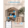 Meross Smart WLAN Socket with Current Measurement 16 A, WiFi