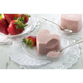 Lékué Gourmet Herzbackform, Silikon, rot, 8 Mulden