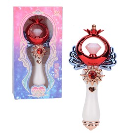 Varita Mágica de Hada Sailor Moon Stab Original para Niña Niña, Juguete Varita con Purpurina Glow Light Stick Dulce Princesa Características Varita Mágica Jouet Sailor Moon