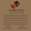 Energy Healing Stone Tiger Eye Bracelet for Men, Natural Men