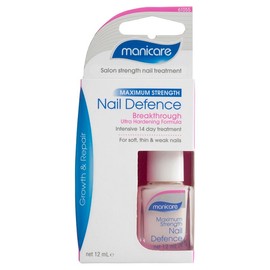 Manicare Maximum Strength Nail Defence Nail Hardener 12ml (61055)