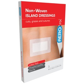 AeroFix Non-Woven Island Dressing 9 x 15cm Box/3