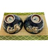 j-pure hitomi Japanese Mino Ware Ceramic Rice Bowl Set, Tiger