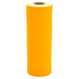Fluorescent Orange Labels to fit Motex® MX5500 Price Guns 16 Pack (Free Ink roll Included)