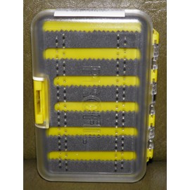 LEEDA Fly Box Yellow 5pk Profil Fliegenbox, Gelb, 5 Stück, Einheitsgröße