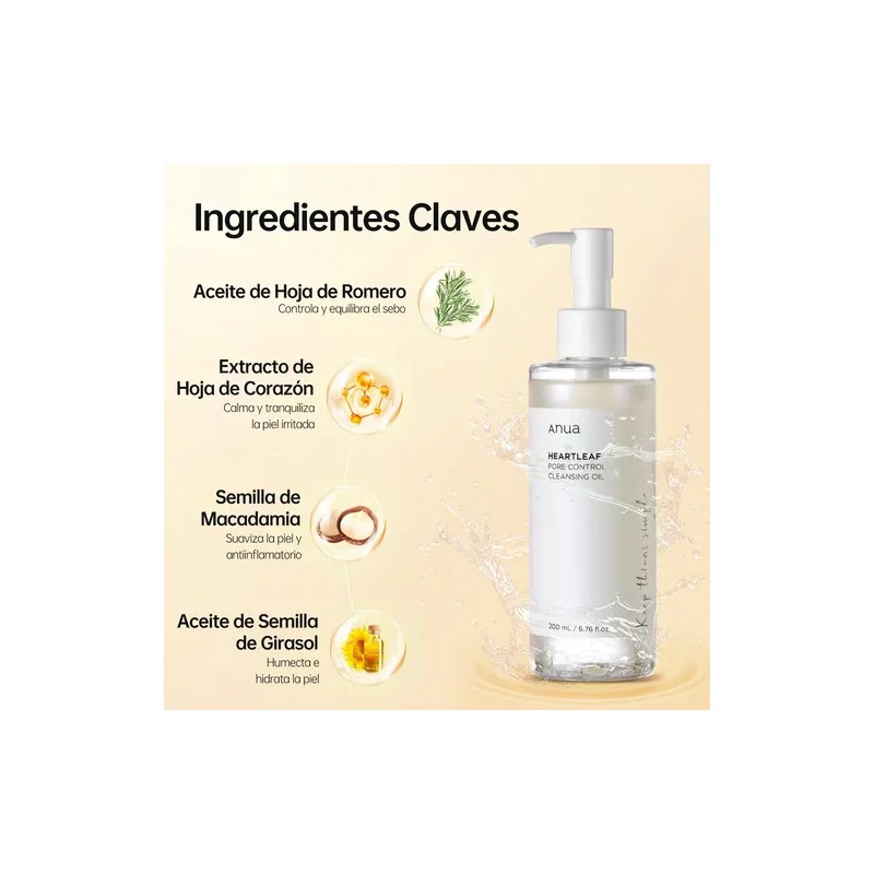 Anua Aceite Limpiador Heartleaf Doble Limpieza 150ml