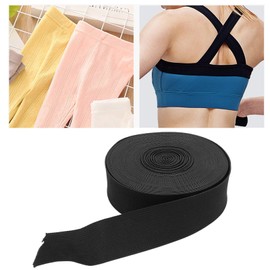 Elastic Band, 10 Metres, Black Elastic Band, 3.5 cm Wide